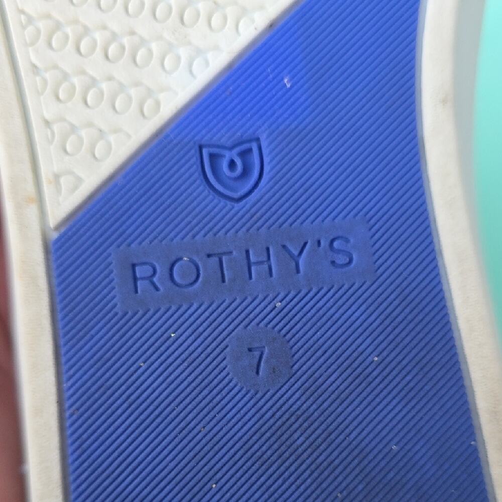 Rothy's Original Slip On Sneaker 7 White Clean Sustainable Recycled Comfort - Picture 10 of 10